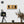 Load image into Gallery viewer, Dog Coat Hook (Three) - Black & Beige-Dog Lead Hook-Rustic Fox LTD-Medium Brown-Two Black & One Beige-Rustic Fox LTD