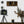 Load image into Gallery viewer, Dog Coat Hook (Two) - Black & Beige-Dog Lead Hook-Rustic Fox LTD-Jacobean-Rustic Fox LTD