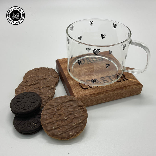 Dad's Coaster - Sapele-Coaster-Rustic Fox LTD-Rustic Fox LTD