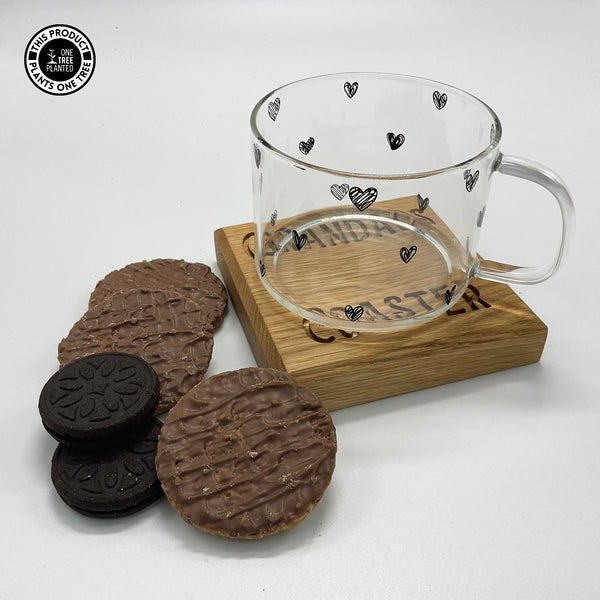 Grandad's Coaster - Oak-Coaster-Rustic Fox LTD-Rustic Fox LTD