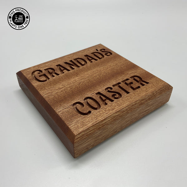 Grandad's Coaster - Sapele-Coaster-Rustic Fox LTD-Rustic Fox LTD