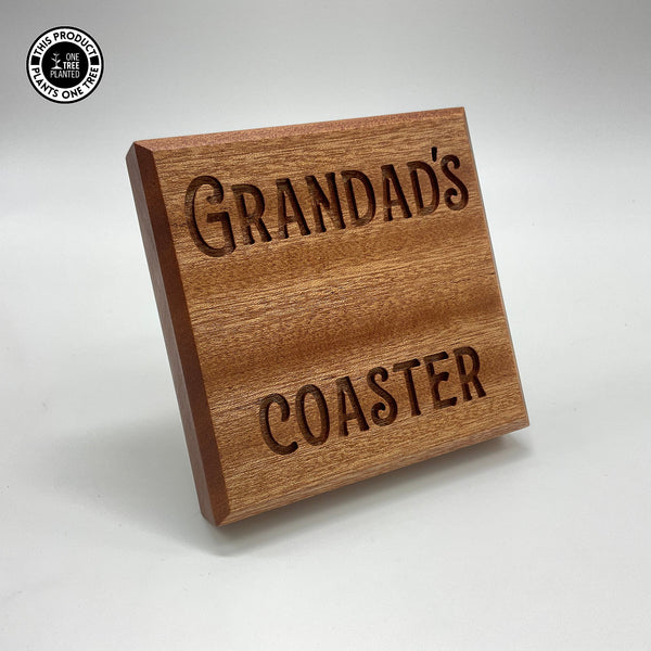 Grandad's Coaster - Sapele-Coaster-Rustic Fox LTD-Rustic Fox LTD