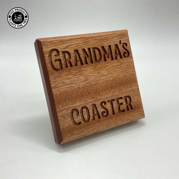 Grandma's Coaster - Sapele-Coaster-Rustic Fox LTD-Rustic Fox LTD