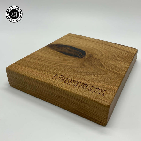 Solid Oak Chopping Board #1-Chopping Board-Rustic Fox LTD-Rustic Fox LTD