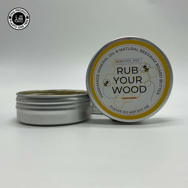 'Rub Your Wood' Chopping Board butter-Board Butter-Rustic Fox LTD-Rustic Fox LTD