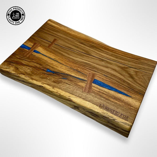 Solid Oak Chopping Board #4-Chopping Board-Rustic Fox LTD-Rustic Fox LTD