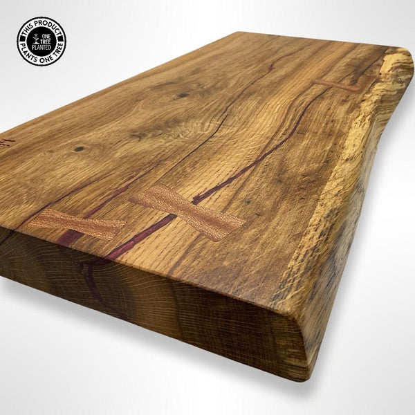 Solid Oak Chopping Board #5-Chopping Board-Rustic Fox LTD-Rustic Fox LTD