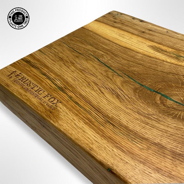 Solid Oak Chopping Board #6-Chopping Board-Rustic Fox LTD-Rustic Fox LTD