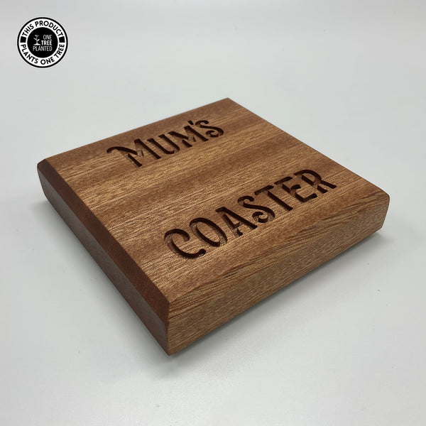 Mum's Coaster - Sapele-Coaster-Rustic Fox LTD-Rustic Fox LTD