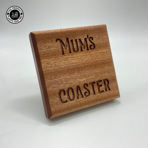 Mum's Coaster - Sapele-Coaster-Rustic Fox LTD-Rustic Fox LTD