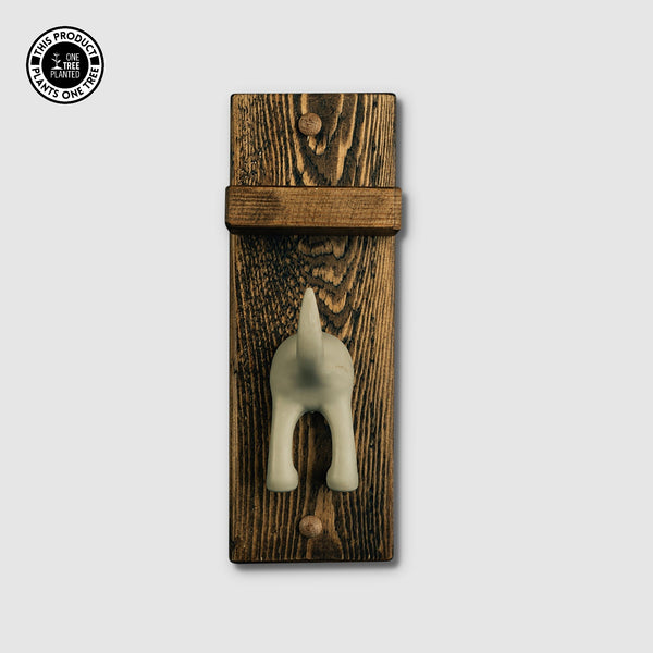 Single Dog Hook - Beige-Dog Lead Hook-Rustic Fox LTD-Rustic Fox LTD