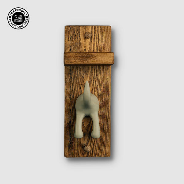 Single Dog Hook - Beige-Dog Lead Hook-Rustic Fox LTD-Rustic Fox LTD