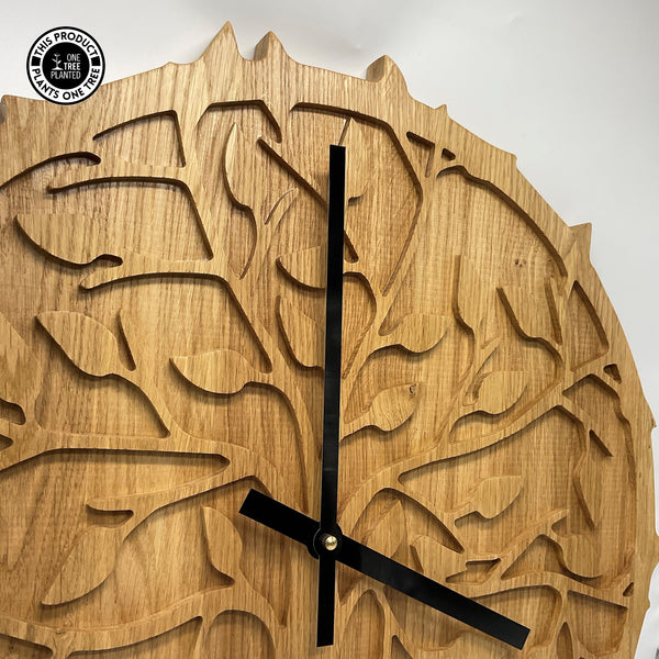 Tree of Life Clock - Solid Oak-Clock-Rustic Fox LTD-Store Pick Up Only-Rustic Fox LTD